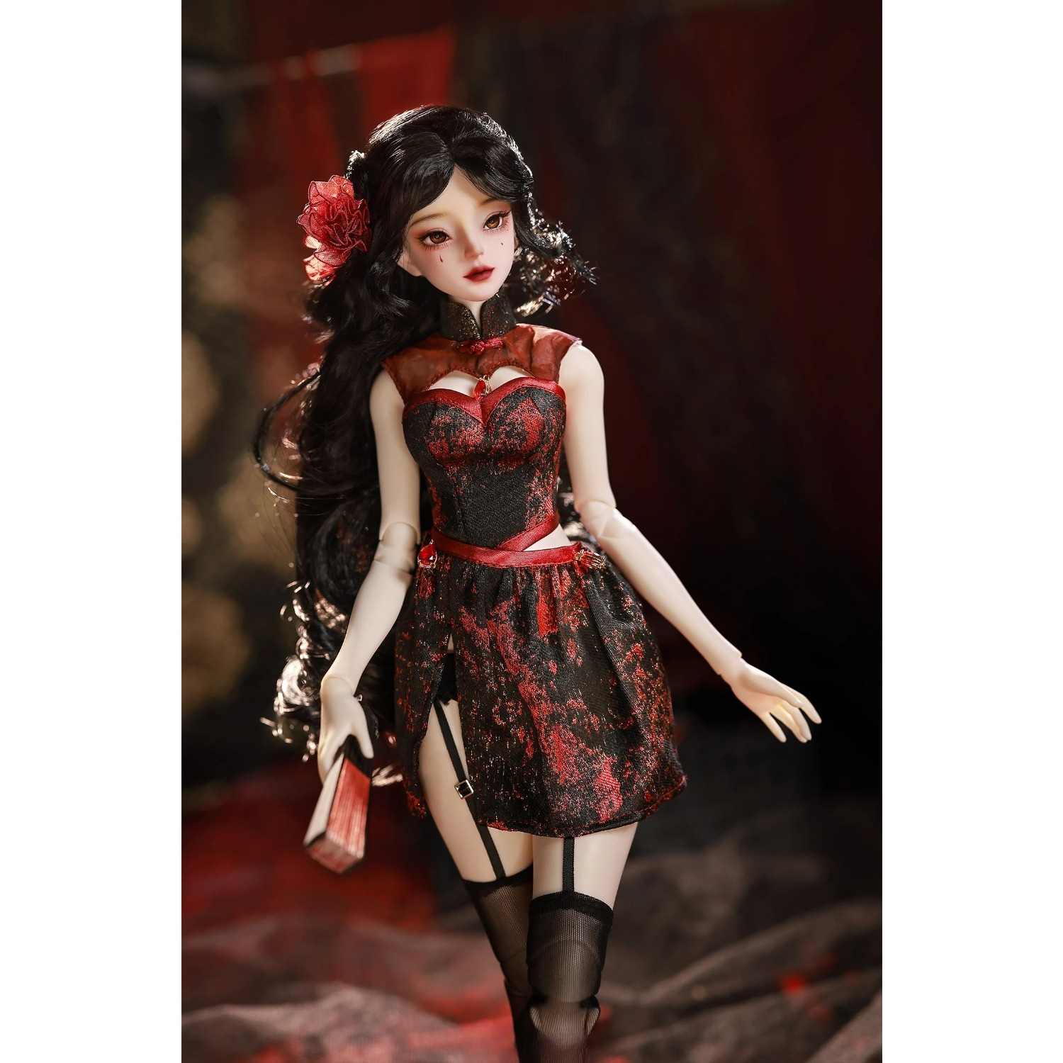 1/4 BJD Cleo A - Official Gothic Oiran Alluring Japanese Courtesan