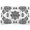 Aztec Pattern, variant on Cozy Mat Pet Bed Indoor Outdoor Warm Soft For Cat Dog Puppy(S/M) Aztec-inspired Pattern