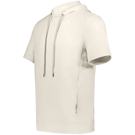 Holloway B23764243 Eco Revive Ventura Soft Knit Short Sleeve Hoodie Birch - Small