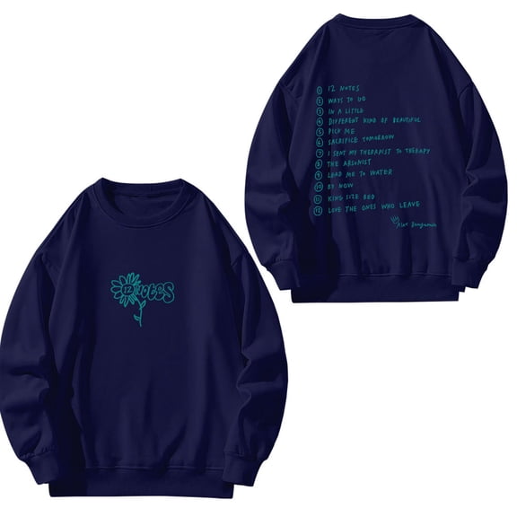 Alec Benjamin Album 12 Notes Crewneck Sweatshirt Merch Casual Sweatshirt Unisex Clothing