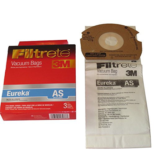 18 Bags Eureka AS Airspeed Filtrete 3M Micro Allergen Filtration Vacuum Bags 