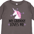 thumbnail image 4 of Inktastic My Granny Loves Me Unicorn Girls Long Sleeve Toddler T-Shirt, 4 of 5