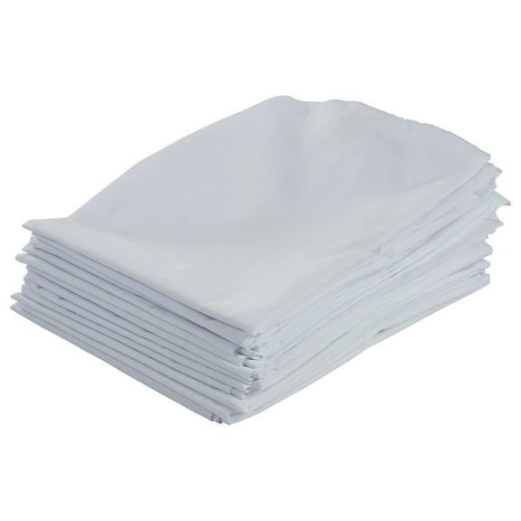 ECR4Kids Standard-Sized Cot Fitted Sheet Set, Sleeping Accessories, White, 12-Pack