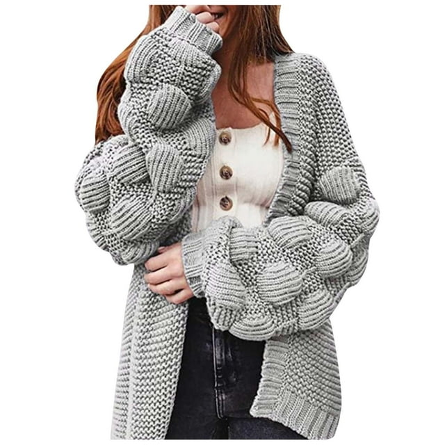 Womens Long Sleeve Tops Womens Fashion Top Cardigan Solid Color Medium and Long Term Outwear Long Sleeve Coat Womens Tops Long Sleeve Long Womens Coat Womens Fashion Tops