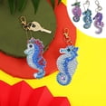 thumbnail image 4 of 1 set 5pcs 5D Diamond Painting Keychain Kit Seahorse Diamond Painting Keychains DIY Handmade Full Diamond Painting Decorative Accessories for Kids Adult Craft Projects, 4 of 7