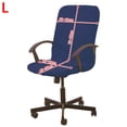 thumbnail image 2 of Protector de asiento extraíble Sillas de estudio para oficina en casa Decoración para sillas de oficina universales Funda para sillón Azul Baoblaze Forro de asiento, 2 of 7