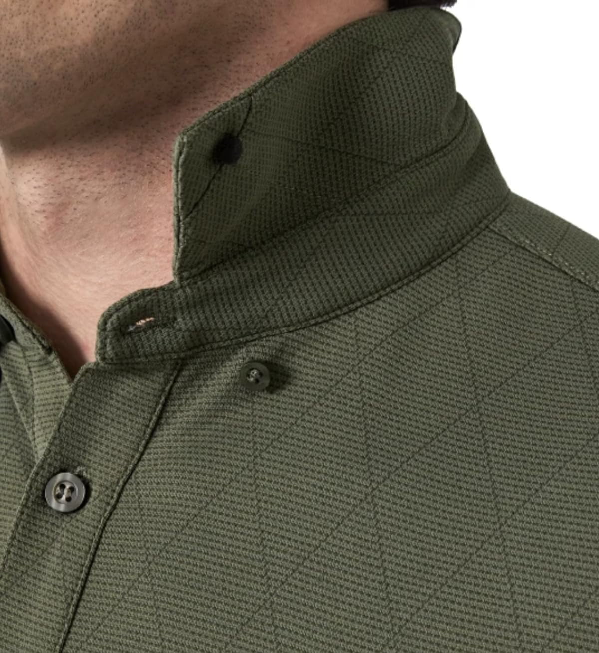 modern ambition dress shirt Modern Ambition Men's Knit Button-Up (#1861682)