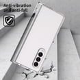 thumbnail image 3 of Feishell for Samsung Galaxy Z Fold3 Case with S Pen Holder,Shockproof Hinge Protection Built-in Screen Protector Full Body Protective Anti-slip Matte Slim Phone Cover,Clear, 3 of 7