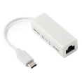 thumbnail image 2 of Adaptateur USB vers Ethernet, Convertisseur Filaire Type C Câble USB 3.1 Type C vers RJ45 100Mbps Adaptateur Ethernet LAN pour Ordinateurs Portables et Plus, 2 of 8