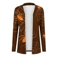 thumbnail image 4 of LOVZFMLL Cardigan pour Femmes Mode Manches Longues Imprimé Halloween Veste à Capuche Cardigan, 4 of 6
