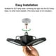 thumbnail image 3 of Lámpara de techo LED plegable y ajustable deformable con luces de garaje E27, 3 of 8