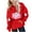Red, variant on Makaor Toddler Boy Girls Hoodie Halloween Pullover Sweatshirts Ghost Long Sleeve Coats Fleece Clothes Pockets
