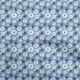 thumbnail image 1 of oneOone Viscose Jersey Medium Blue Fabric Honey Bees Quilting Supplies Print Sewing Fabric By The Yard 60 Inch Wide, 1 of 5