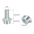 thumbnail image 2 of M6x14mm Flanged Socket Head Screws, 10 Pack 8.8 Grade Carbon Steel Flange Bolts, 2 of 5