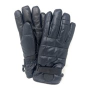 Michael Kors Women's Quilted Nylon Tech Gloves, Black, X-Large