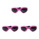 thumbnail image 1 of Billuyoard 1 par de gafas de sol para mascotas Reemplazo plegable Adorable Natación al aire libre Snowboard Mascotas Gafas Gafas Rosa Type1 NO1, 1 of 6