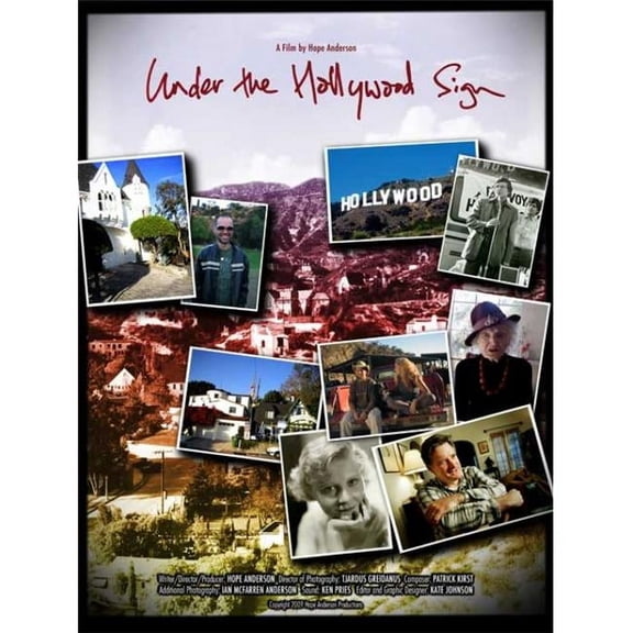 Posterazzi Under the Hollywood Sign Movie Poster - 27 x 40 in.