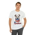 thumbnail image 6 of Patriotic Dogs 4 Of July Independence Day America Jersey Short Sleeve Tee, 6 of 12