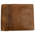 thumbnail image 4 of USA RFID Mens Wallet Slim Passcase Bifold with ID Window & Gift Box US Design, 4 of 18