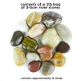 thumbnail image 6 of 2 lbs Approx. 15 River Rocks Stones for Plants Pebbles for Indoor Plants | Aquarium Fish Tank Rocks | Polished Decorative Rocks for Vases (2-3 Inches), 6 of 7