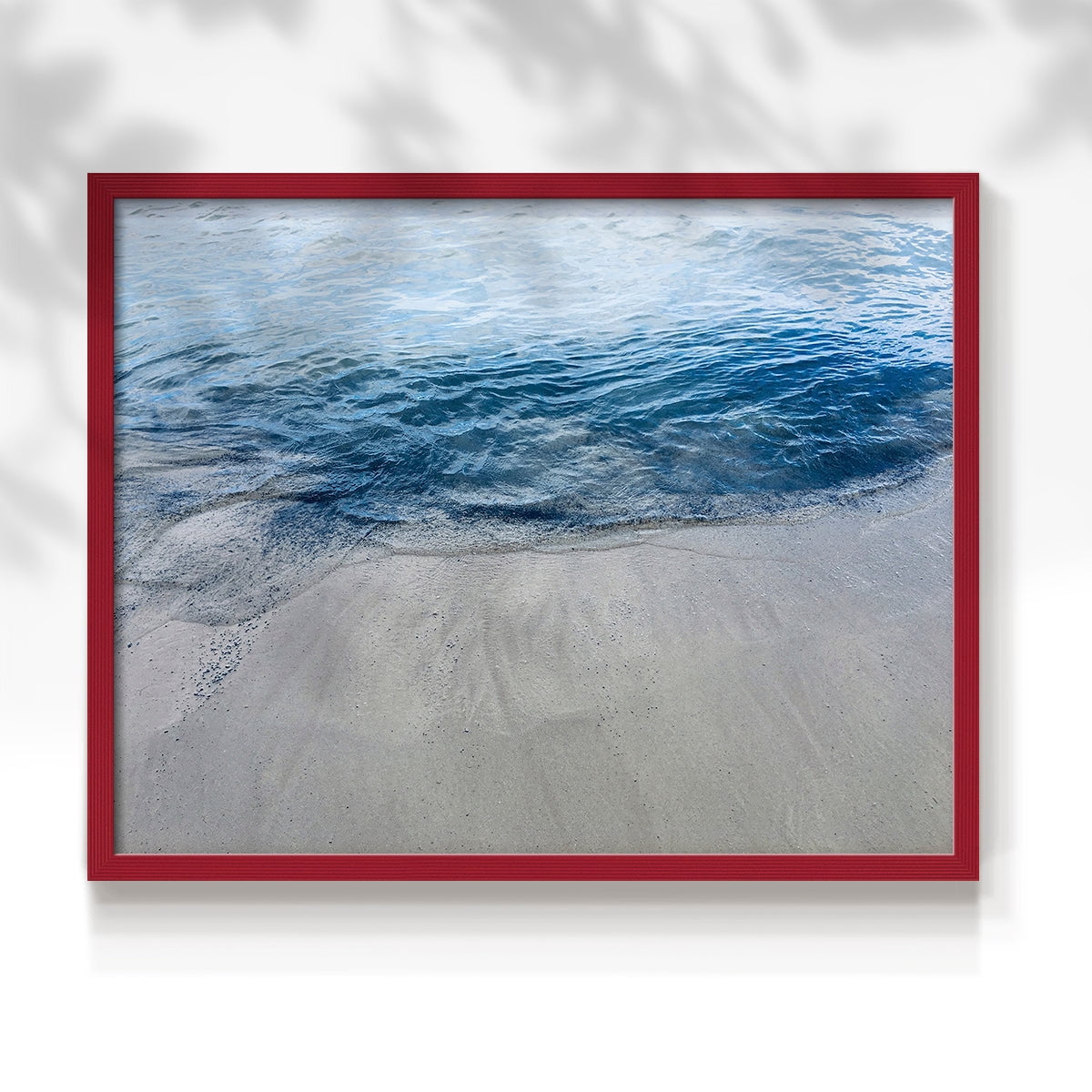 Aegean Blue Water by Nan - Restickable Framed Giclée Print