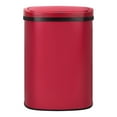 thumbnail image 4 of Iso Stainless Steel 13 Gal. Motion Sensor Automatic Trash Can, Red, 4 of 19