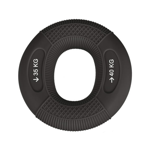 3.07" 35-40 KG(77-88 Lbs) Hand Grip Strengthener Hand Grip Ring for Training Black