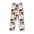 thumbnail image 4 of Xecao Rabbit And Hedgehog Men's Straight Lounge Pajama Pants: The Ultimate in Comfortable Sleepwear, 4 of 9
