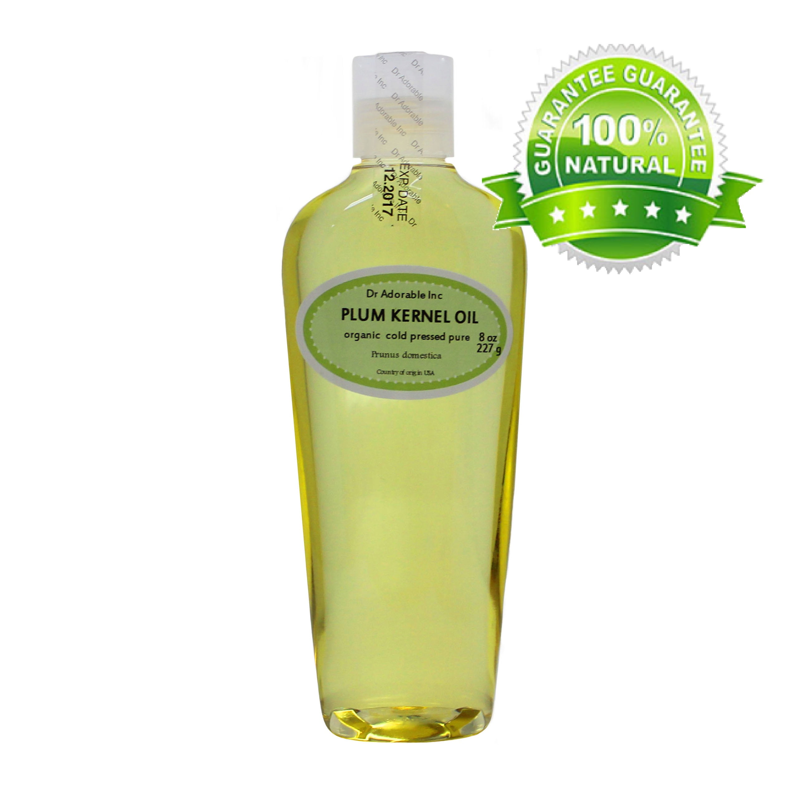 Dr.Adorable Plum Oil 100 Pure Cold Pressed Organic Natural 8 oz