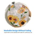 thumbnail image 6 of Disketp Sunflower Small Mouse Pad 7.9x7.9 Inches,Washable Round Mousepad For Office Laptop Computer,Non-Slip Rubber Base Mouse Pads For Wireless Mouse, 6 of 9