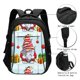 thumbnail image 3 of Balery Funny Christmas Gnome Mochila con carga USB para hombre y mujer - Mochila impermeable y antirrobo para portátil con puerto USB para viajes, trabajo, estudios y universidad, 3 of 7