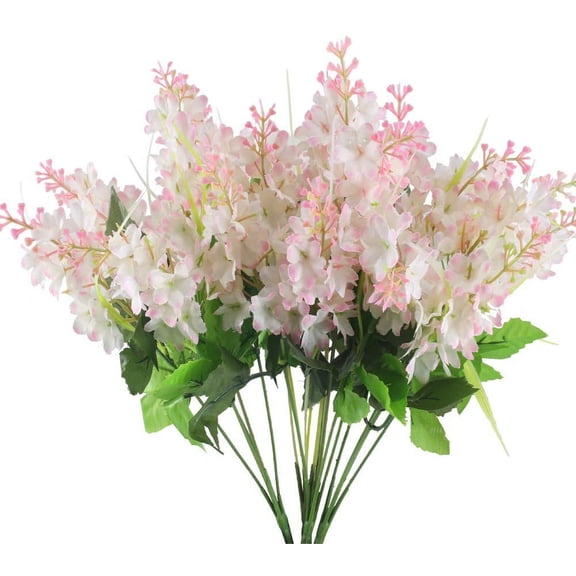 Viworld 4pcs Artificial Wisteria Bundle Fake Flowers Silk Floral Bouquet Arrangements Home Garden Fences Restrant Hotel Parties Wedding Simulation Decor in Pink