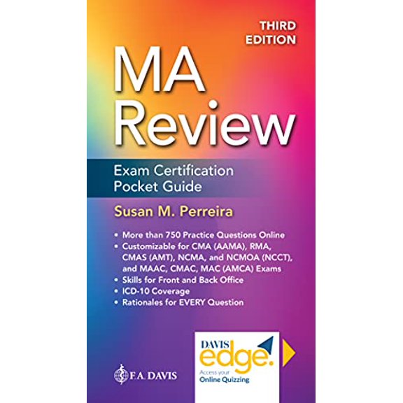 Pre-Owned MA Review: Exam Certification Pocket Guide, 9781719645164, 1719645167, Paperback, Third edition
