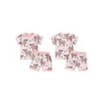 thumbnail image 3 of Aojekbee Toddler Boys Girls Summer Outfits Western Cow Print Short Sleeve T-Shirts Tops and Shorts 2Pcs Clothes Set, 3 of 10