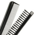 thumbnail image 4 of Conair Man 2-in-1 Foldable Detangling Brush and Fine Tooth Comb Compact Styler, Black, 4 of 9