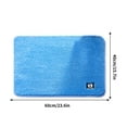 thumbnail image 3 of Beautynvta Bath Rug Mat, Thick Soft Absorbent Bath Mat, Quick Dry Microfiber Floor Mat, Non-Slip Plush Washable Shower Floor Rugs, for Living Room Bedroom Kitchen, 15.7''x23.6'', 3 of 5