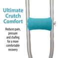 thumbnail image 2 of Universal Crutch Hand Grip Covers - (teal), 2 of 4