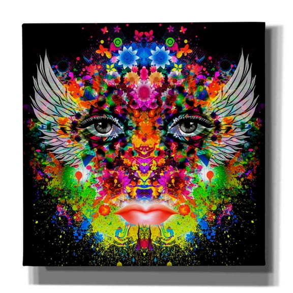Epic Graffiti 'Phoenix' Canvas Wall Art, 18"x18"