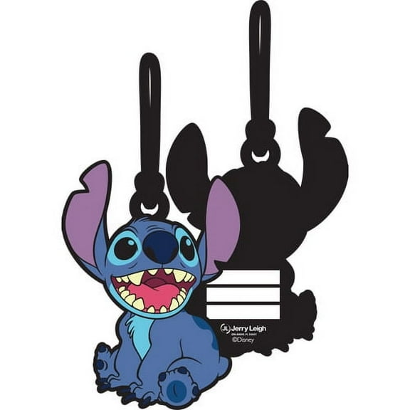 Disney Stitch Sitting Luggage Tag