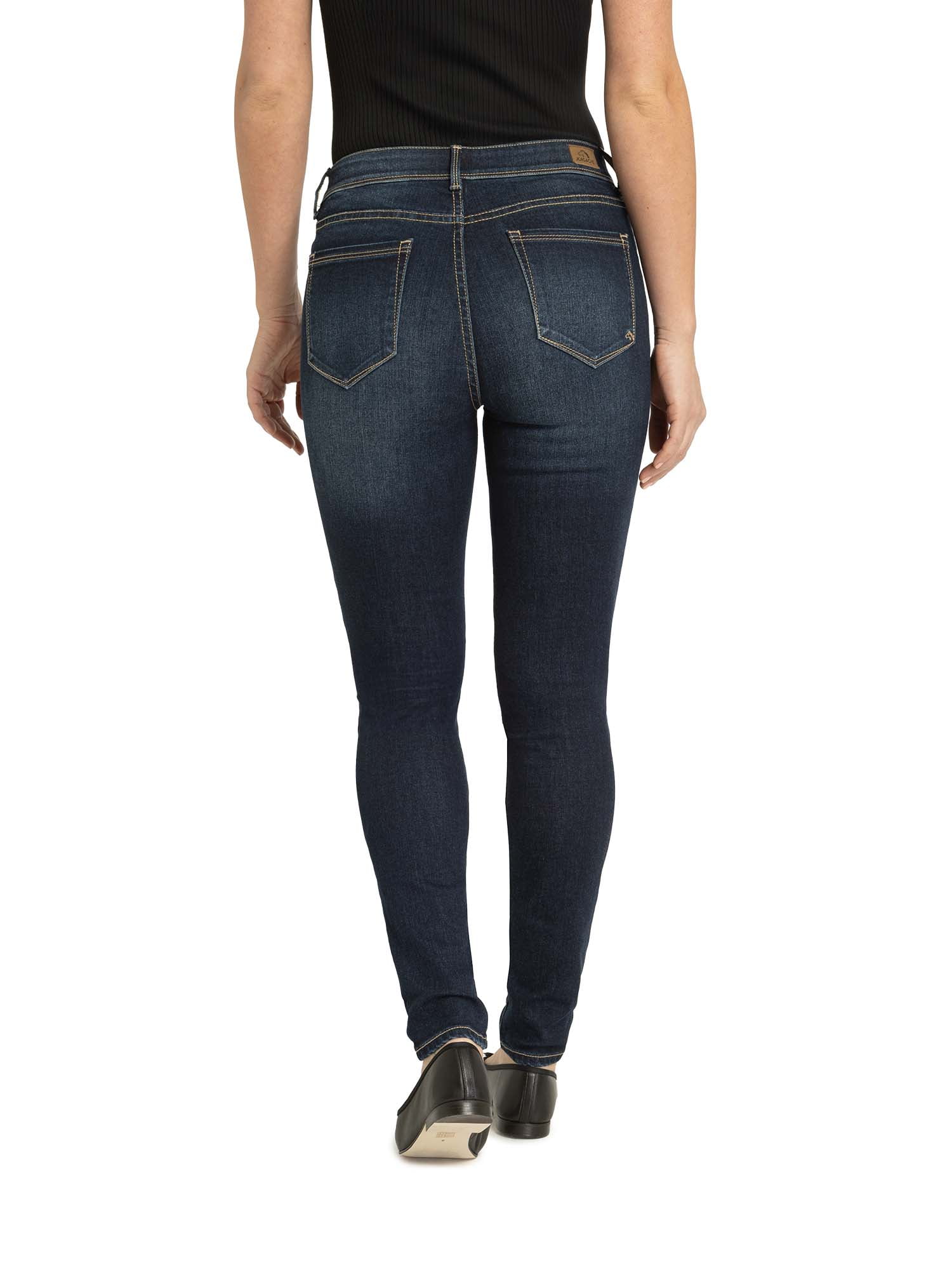 Jordache Women's and Womens Plus Essential High Rise Super Skinny Jean, Available in 28", 30" Inseams, Sizes 2-22