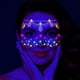thumbnail image 3 of Pegatina Etiqueta engomada fluorescente de la cara Etiqueta engomada del tatuaje iluminada a prueba de agua Accesorios de arte corporal Etiqueta adhesiva de transferencia de agua para festivales de mú, 3 of 8