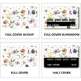 thumbnail image 4 of Credit Card Skin Debit Card Skin Debit Card Stickers Cover No Bubble Slim Small Chip Personalized Bank Card Protecting Decals Scratchproof Removable Transportation Card Flowers 7.3x5.4Inch, 4 of 8