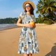 thumbnail image 4 of Disketp Winter Forest Animals para Vestido de Manga Corta para Mujeres, Vestidos de Verano para Mujeres, Casual y Holgado para la Playa, 4 of 6