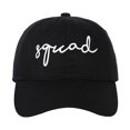 thumbnail image 4 of XIAOCHA Letter Embroidered Dad Hat for Women Adjustable Hat Band Travel Party Ball Cap for Outdoor Casual Hat,Black, 4 of 5