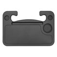 thumbnail image 4 of Bandeja para volante de coche, bandeja para comida, mesa, fácil de limpiar y guardar, práctica L Negro Ranurado, 4 of 9