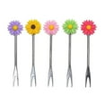 thumbnail image 1 of 5 Pcs Fruit Cakes Food Picks Dessert Forks Fruit Toothpicks Appetizer Picks, 1 of 2