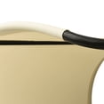 thumbnail image 4 of vidaXL Double Sun Lounger with Canopy Textilene Taupe and Cream, 4 of 5