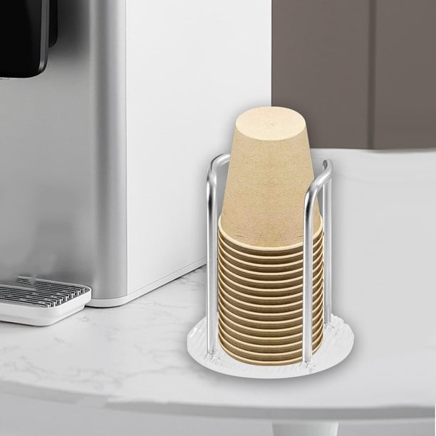 Organizador de almacenamiento de tapas de tazas, dispensador de tazas de café, soporte para tazas y tapas, soporte para vasos de papel para cafetería soltero argentino