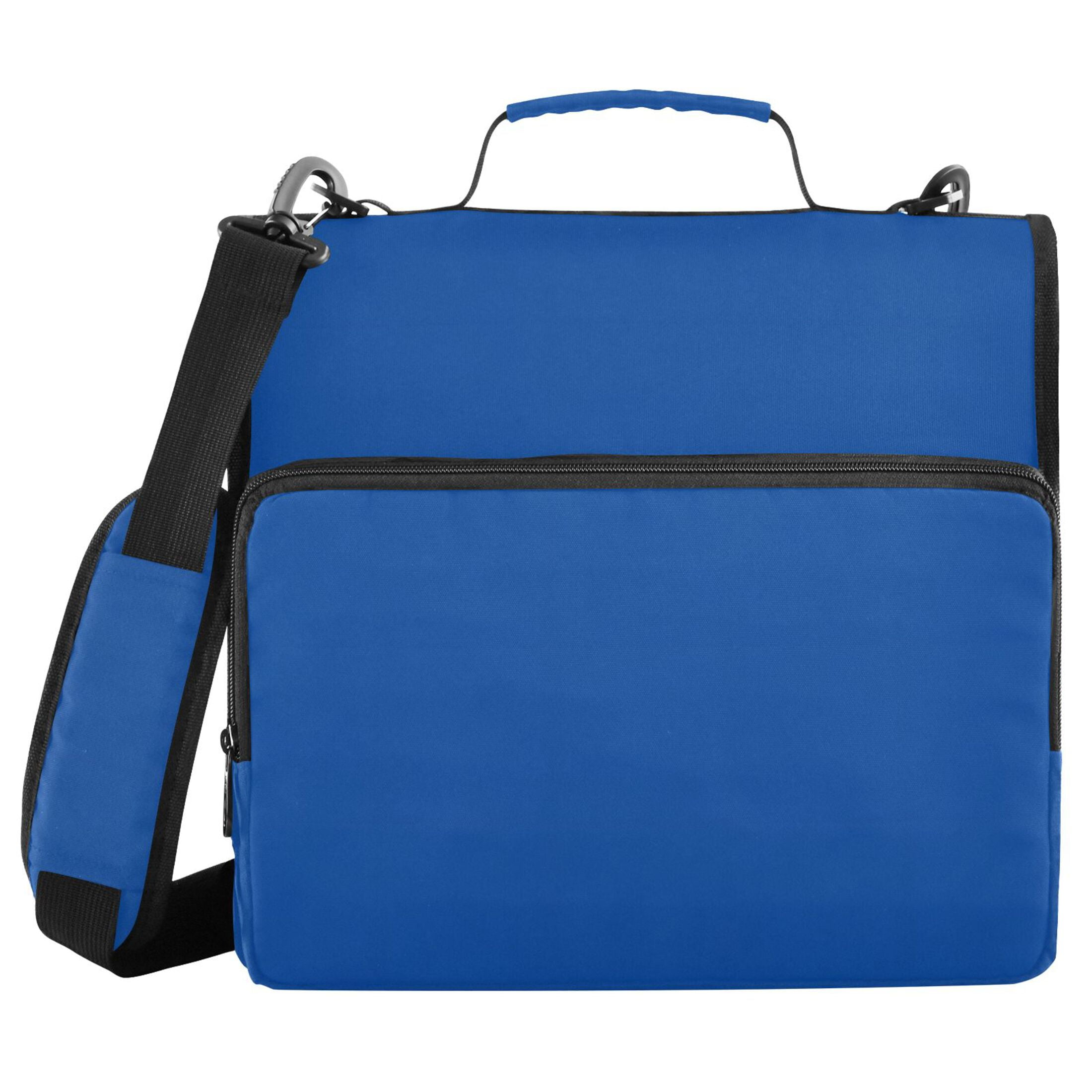 ALAZA Zipper Binder Navy Blue 3 Ring Trapper Keeper File Folder Organizer Bag