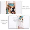 thumbnail image 2 of Corgi Dog Stunning Chiffon Beach Dress with Polyester Straps - for the Beach!, 2 of 6